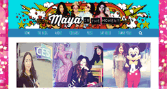 Desktop Screenshot of mayainthemoment.com